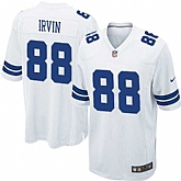 Nike Men & Women & Youth Cowboys #88 IRVIN White Team Color Game Jersey,baseball caps,new era cap wholesale,wholesale hats